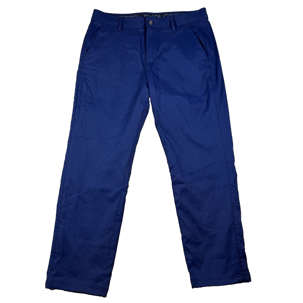 Gerry Venture Mens 34x30 Blue Pants Stretch Fleece Lined Outdoor Outdoor Hiking